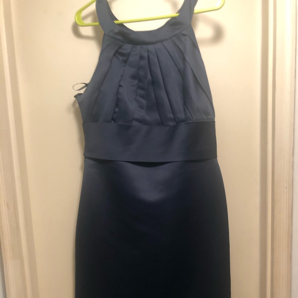 Navy blue wedding dress